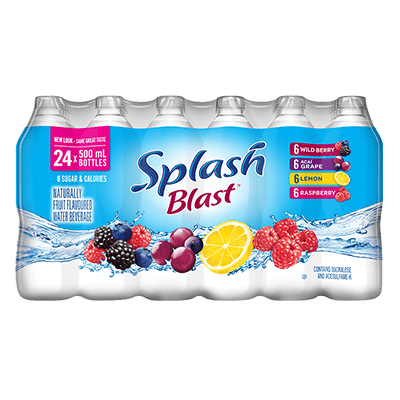 Splash Blast Variety 500 mL 24pack Bottles