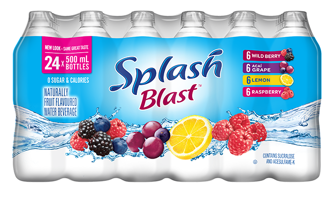 Splash Blast Canada Variety 500ml 24pack Bottles